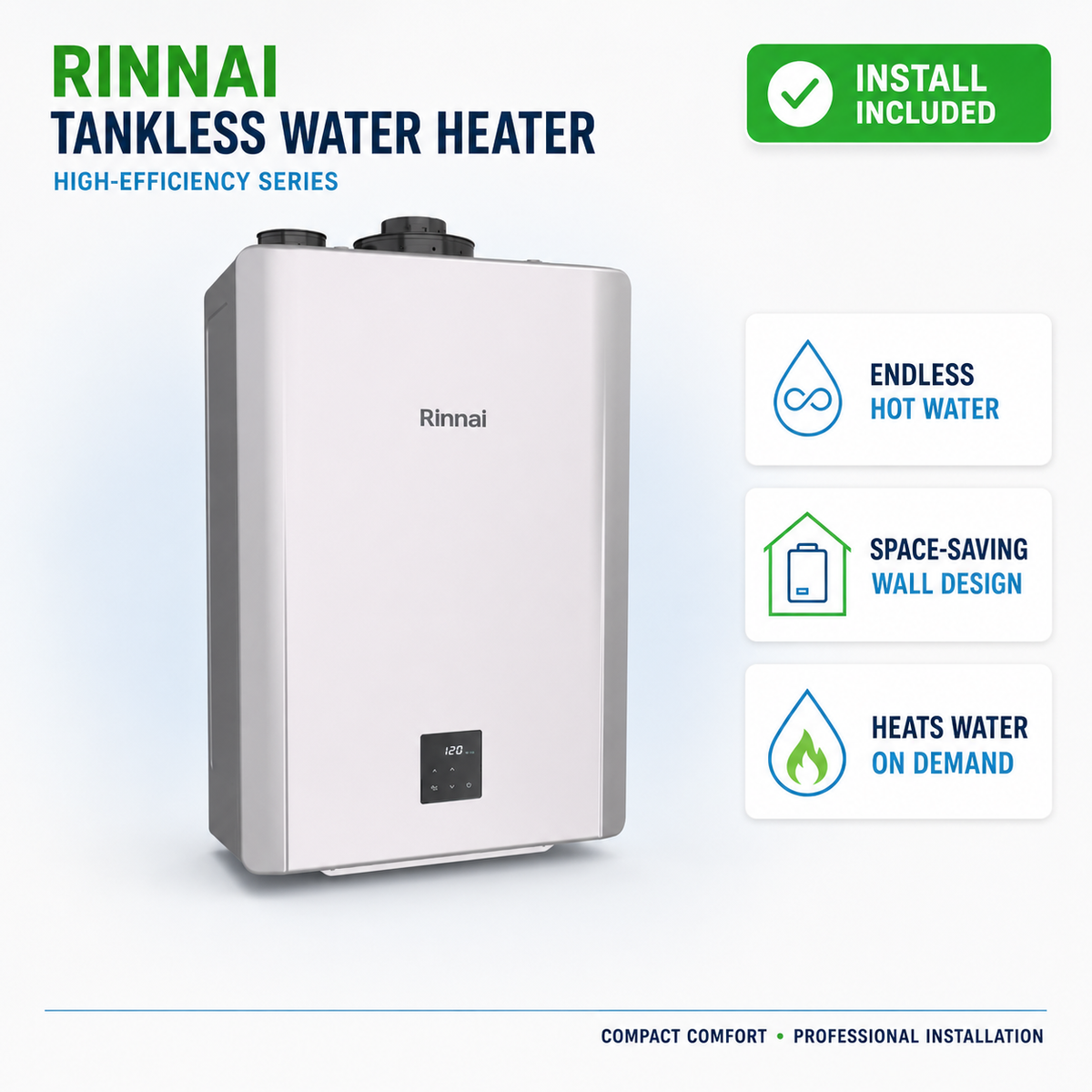 Rinnai Tankless Water Heater
