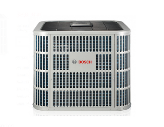 BOSCH BOVA36HDN1M20G 2-3 Ton 20 SEER Hybrid