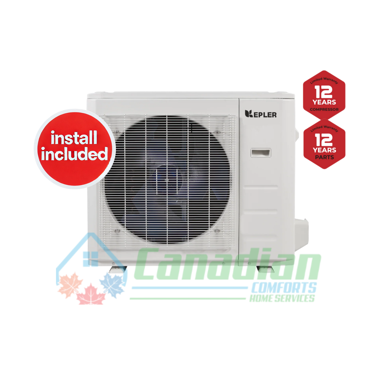 Kepler LUXE (-30) Central Heat Pump | Canadian Comforts Home Services
