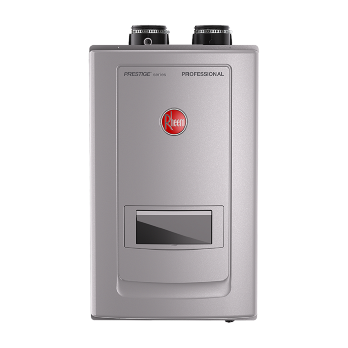 Rheem Prestige 11 GPM 199000 BTU 120 Volt Gas Whole House Tankless Water Heater with Built-In Recirculation Pump